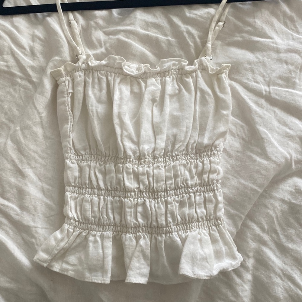 Reformation linen top size small